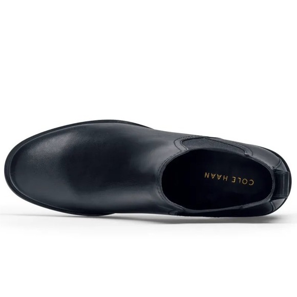 Cole Haan Shoes for Crews Black Leather Chelsea Boots W25099 Slip Resistant 7B - Picture 10 of 10